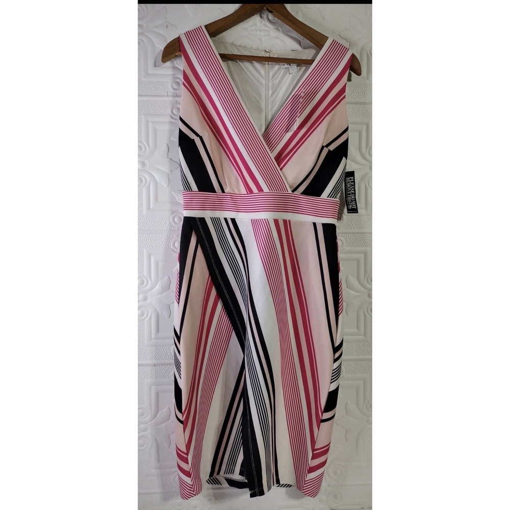 New York & Company Multi-Color Dress Women's Size Med Sleeveless Sheath NWT
